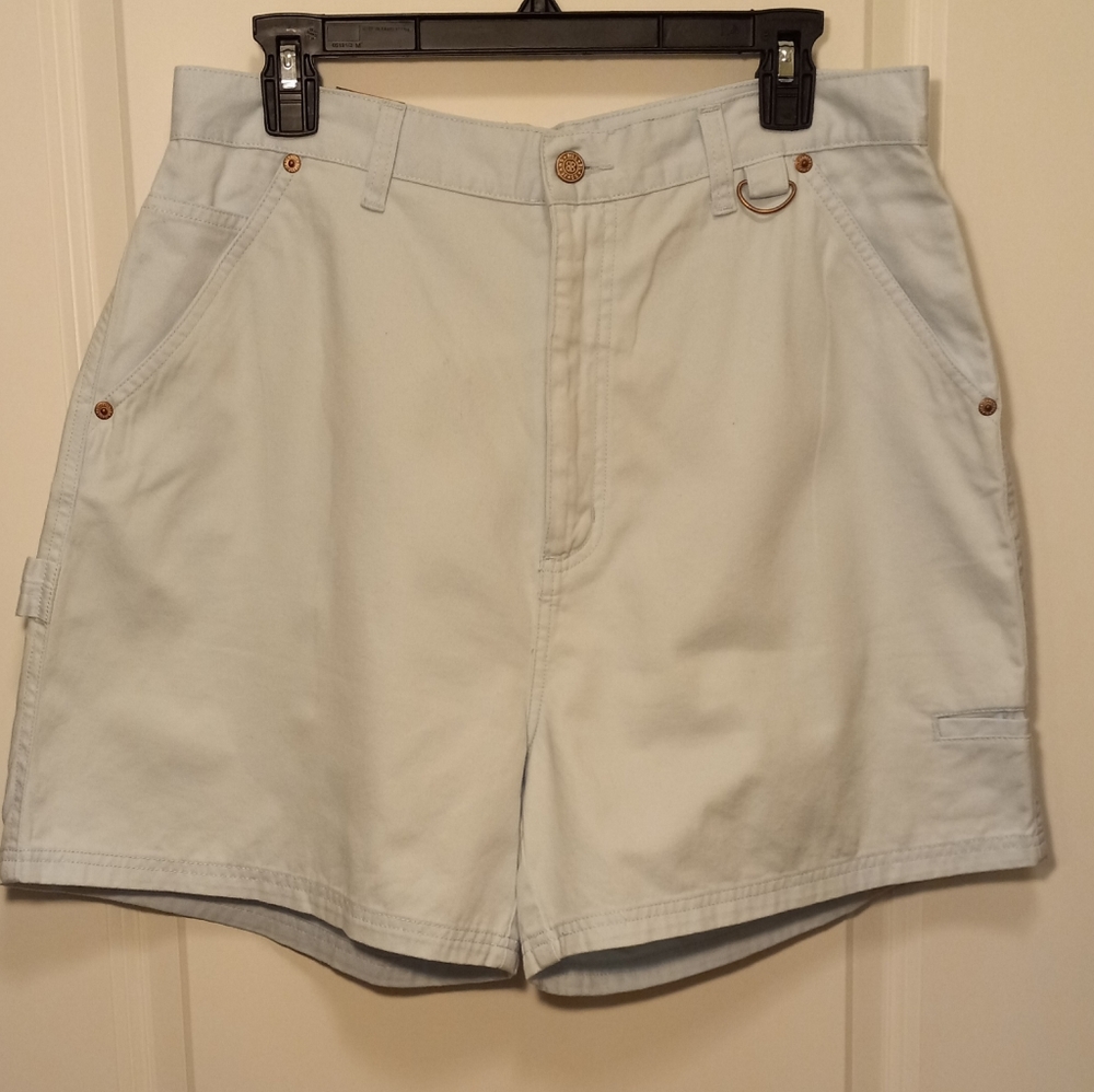 NWT Bill Blass Shorts Sz 14, Light Blue, 6 Pockets, 5" Inseam